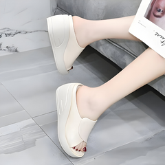 Sina | Minimalist Wedge Sandal