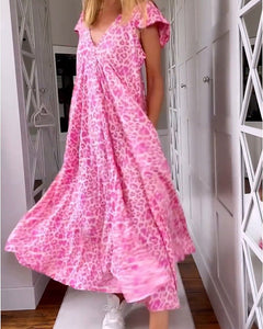 Cassandra | V-Neck Maxi Dress