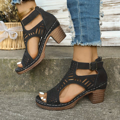 Vicki | Ergonomic Block Heel Sandals