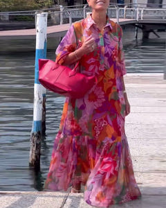 Senta | Graceful Vibrant Dress