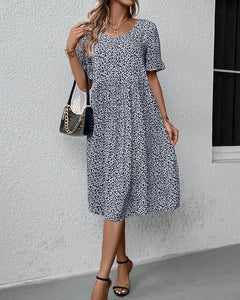 Vera | Elegant Bloom Midi Dress