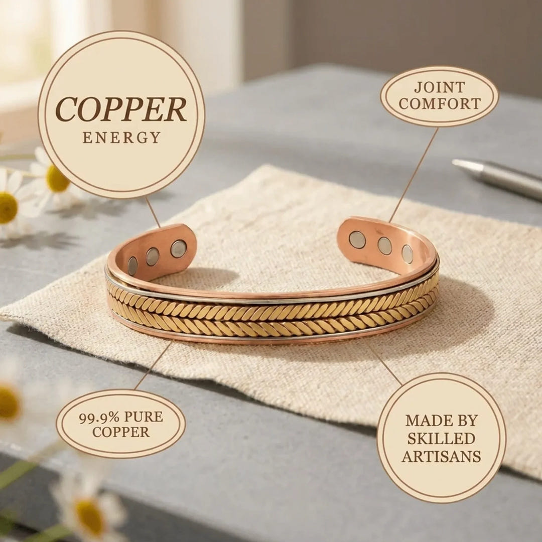 Avis | Hand-Pressed Copper Bracelet