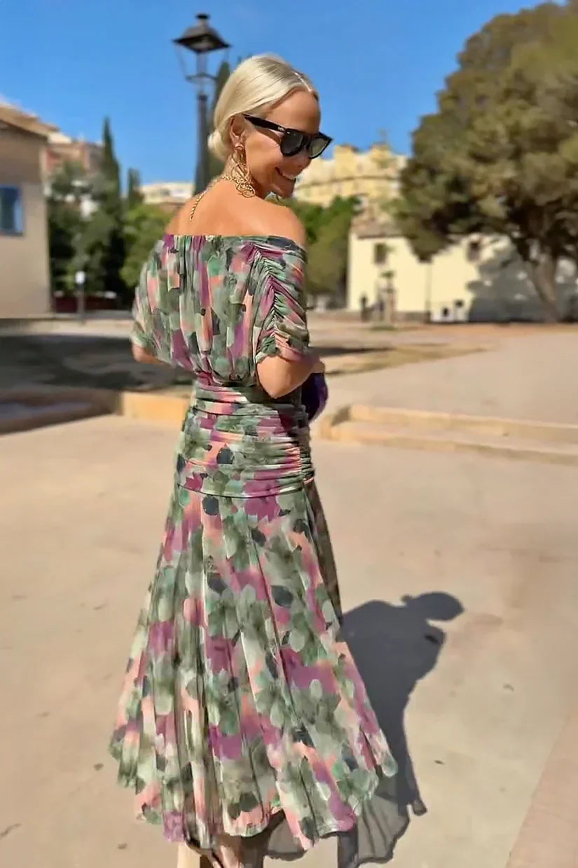 Lesley | Elegant V-Neck Maxi
