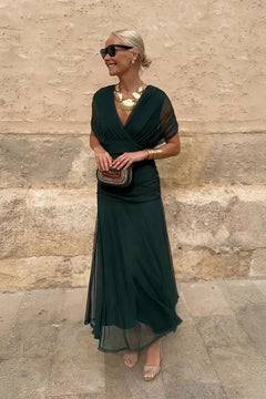 Lesley | Elegant V-Neck Maxi