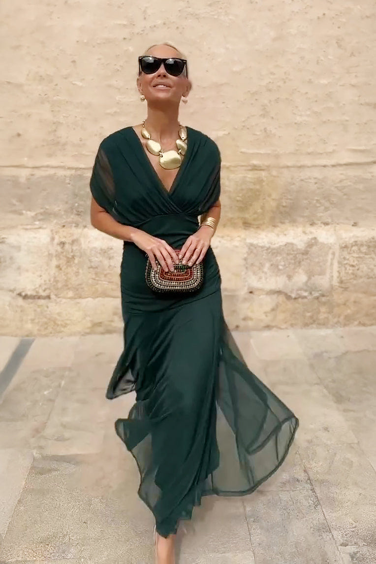 Glenna | Silk Maxi Dress