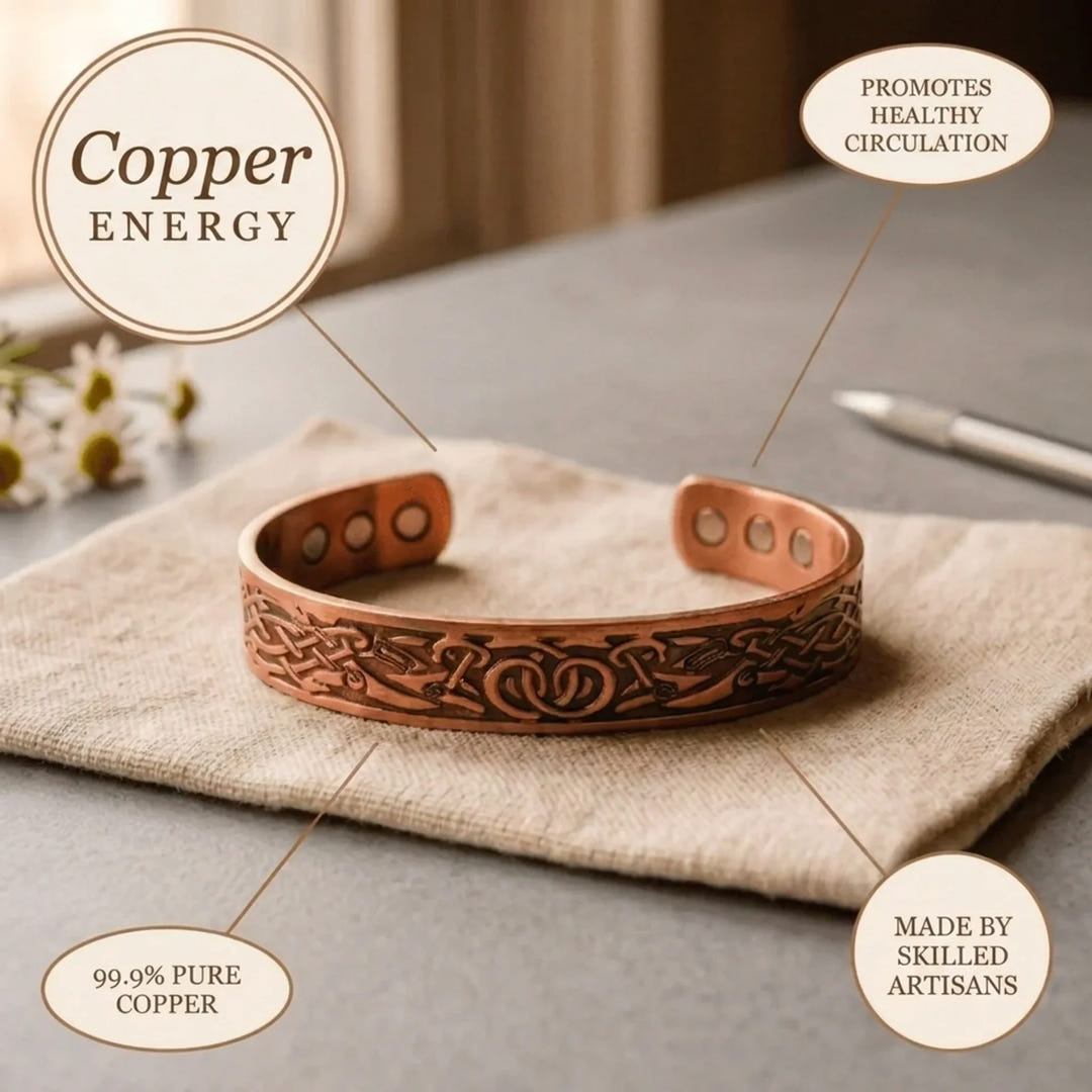 Imogen | Copper Knotwork Bracelet