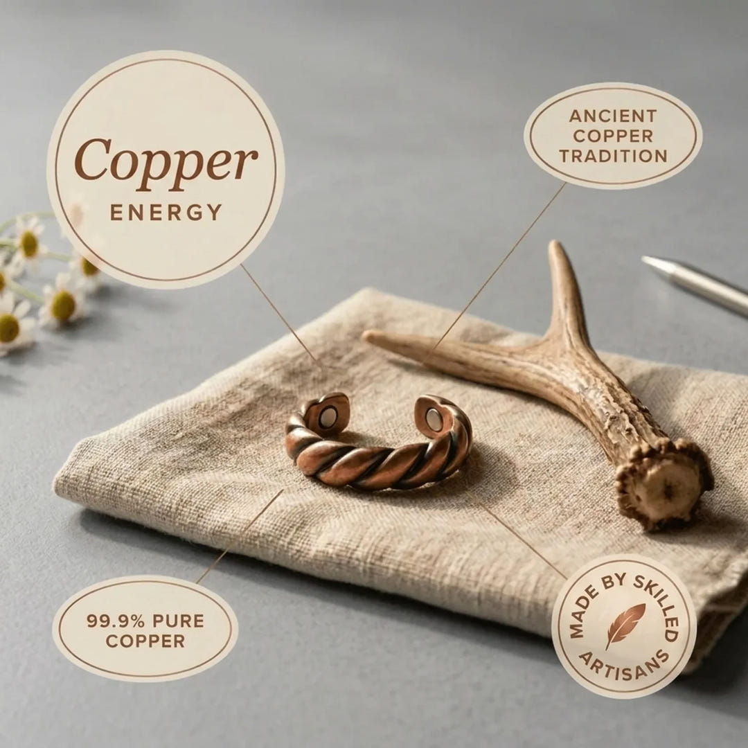 Lyndall | Hand-Shaped Copper Ring
