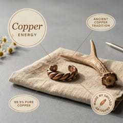 Lyndall | Hand-Shaped Copper Ring