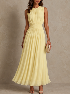 Kathleen | Ruched Waist Maxi Dress