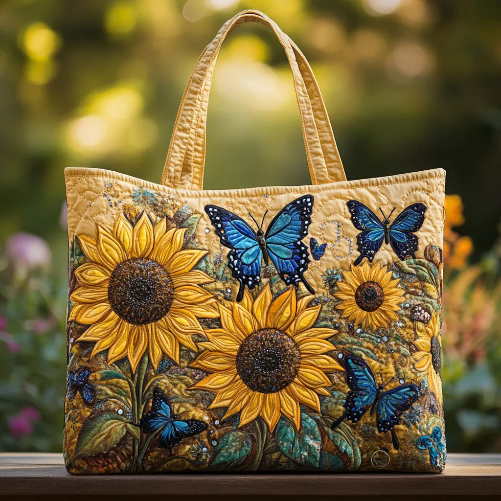 Jeri | Padded Sunflower Tote