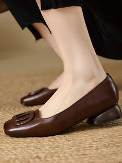 Ania | Square-Toe Ballet Flats