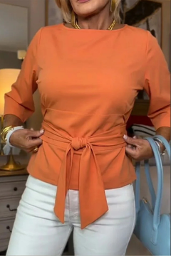 Modesty | Adjustable Tie-Waist Top