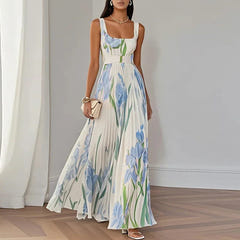 Gretta | Maxi A-Line Floral Dress