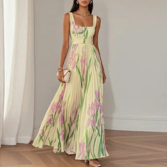 Gretta | Maxi A-Line Floral Dress