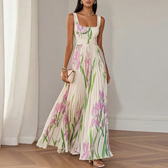 Gretta | Maxi A-Line Floral Dress