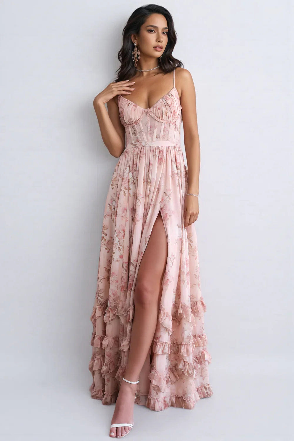 Jada | Whispering Silhouette Midi Dress