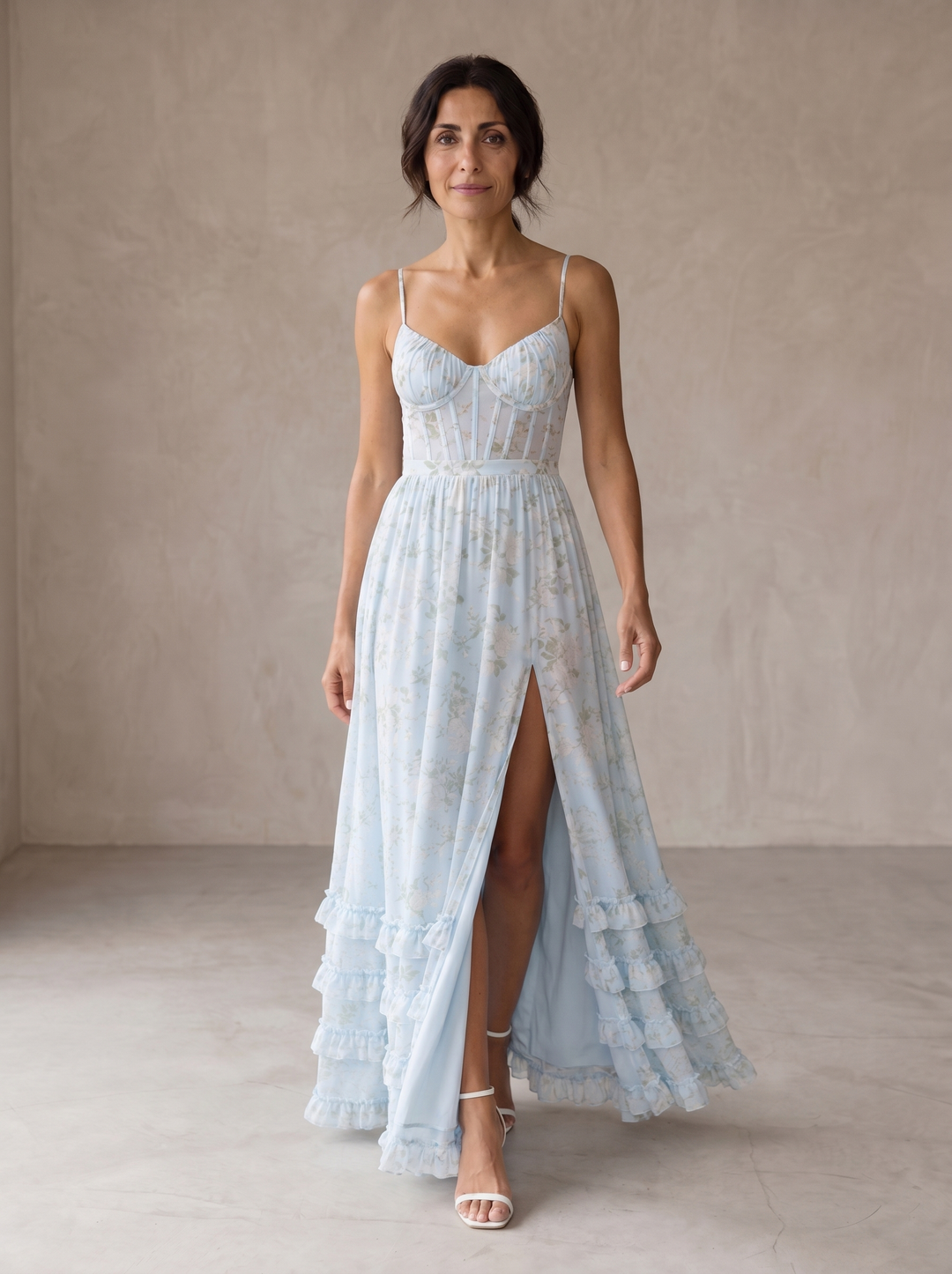 Jada | Whispering Silhouette Midi Dress