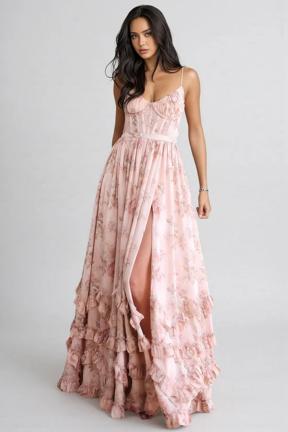 Jada | Whispering Silhouette Midi Dress