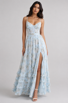 Jada | Whispering Silhouette Midi Dress