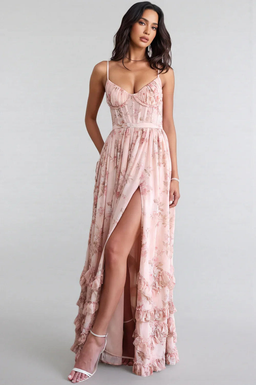 Jada | Whispering Silhouette Midi Dress