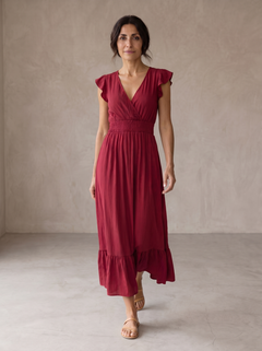 Glenda | Flowing Wrap Dress Effortlessly Elegant