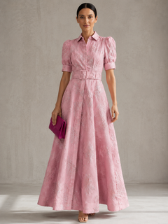 Vannie | Short Dress with Puff Sleeves