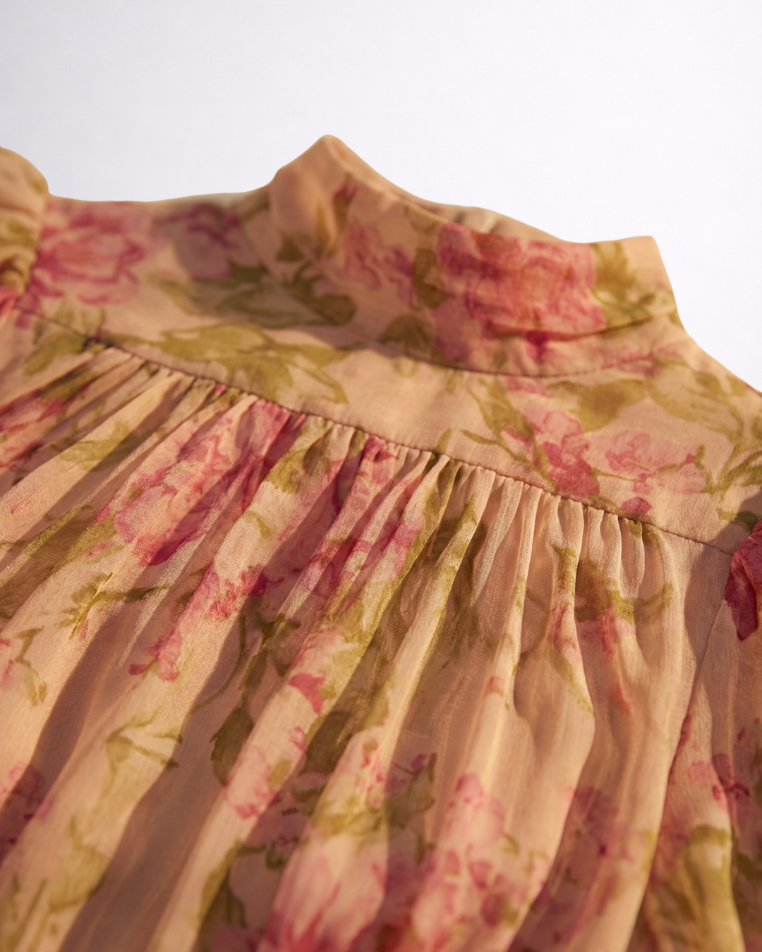 Svea | Floral Chiffon Maxi Dress
