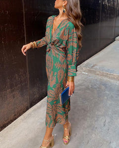 Vic | Floral Midi Dress