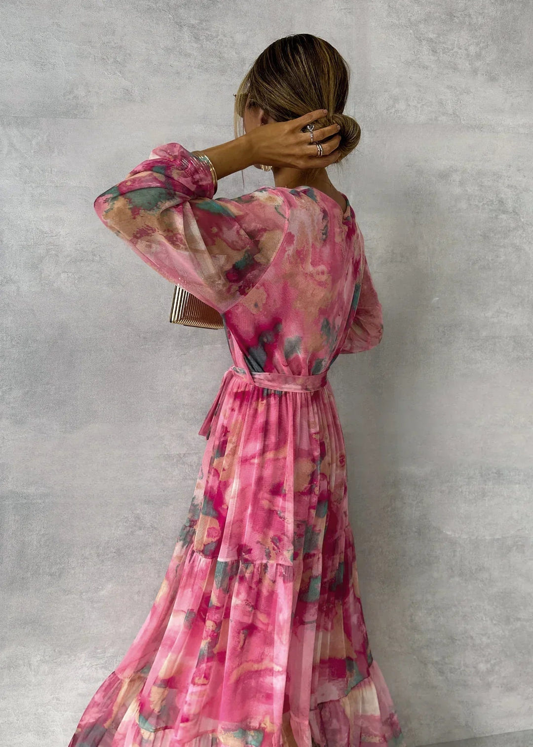 Vinita | Wrap Dress Floral Print