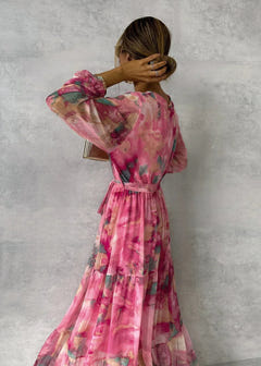 Vinita | Wrap Dress Floral Print