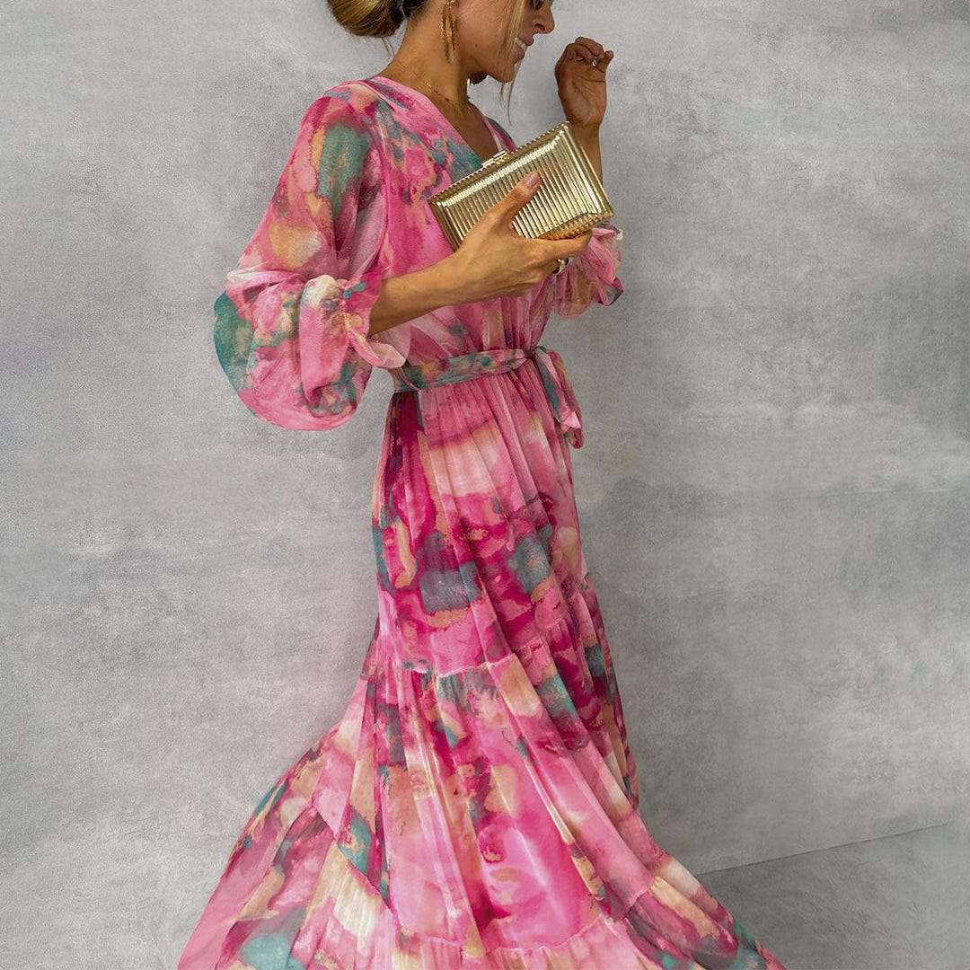 Vinita | Wrap Dress Floral Print