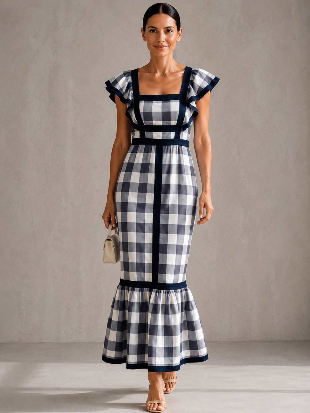 Edina | Striped Maxi Dress