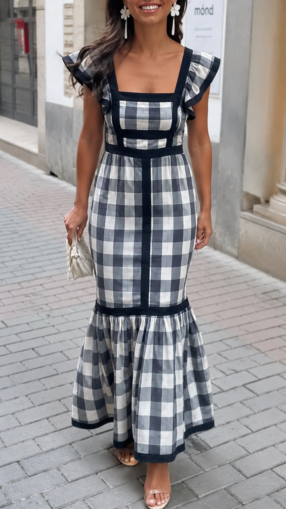 Edina | Striped Maxi Dress