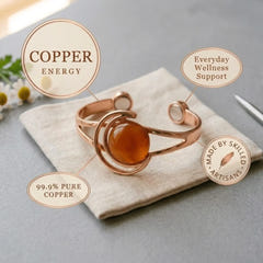 Una | Copper Cuff Bracelet