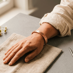 Clemency | Hand-Stamped Copper Bracelet