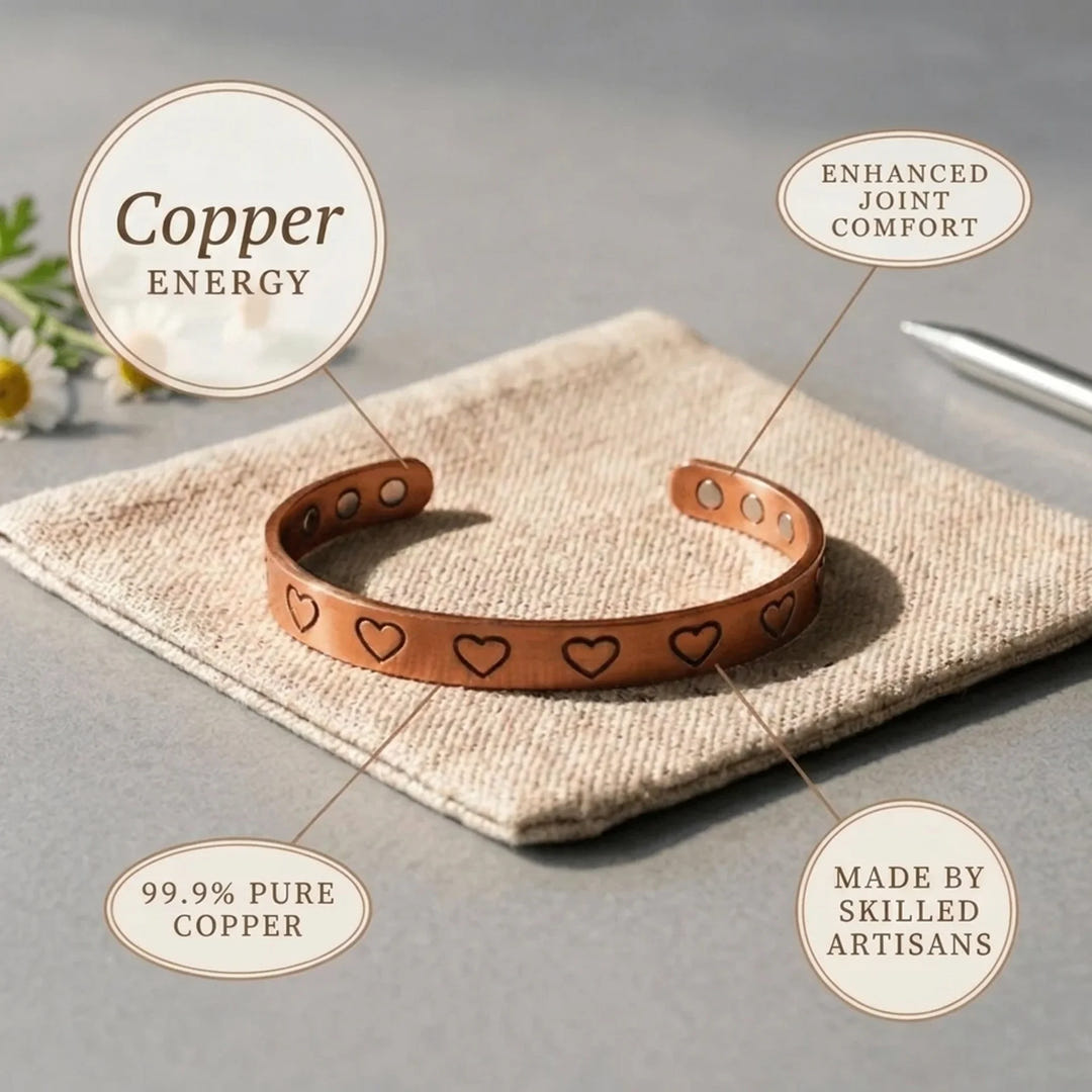 Clemency | Hand-Stamped Copper Bracelet