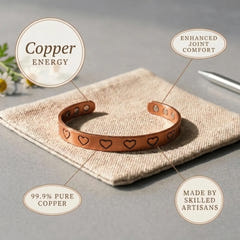 Clemency | Hand-Stamped Copper Bracelet