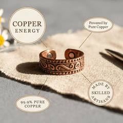Romy | Hand-Engraved Copper Ring