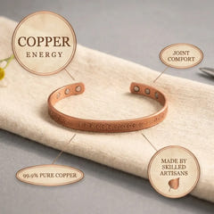 Adeline | Copper Daisy Bracelet