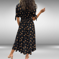 Owain | Elegant Polka Dot Dress