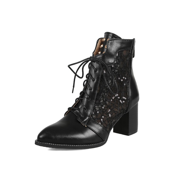 Thalia | Refined Lace-Up Heeled Boots