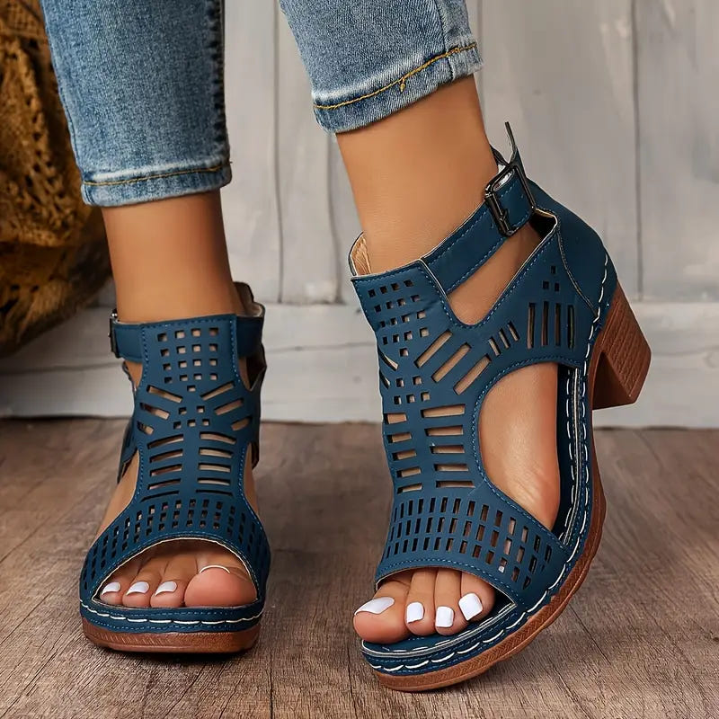 Vicki | Ergonomic Block Heel Sandals