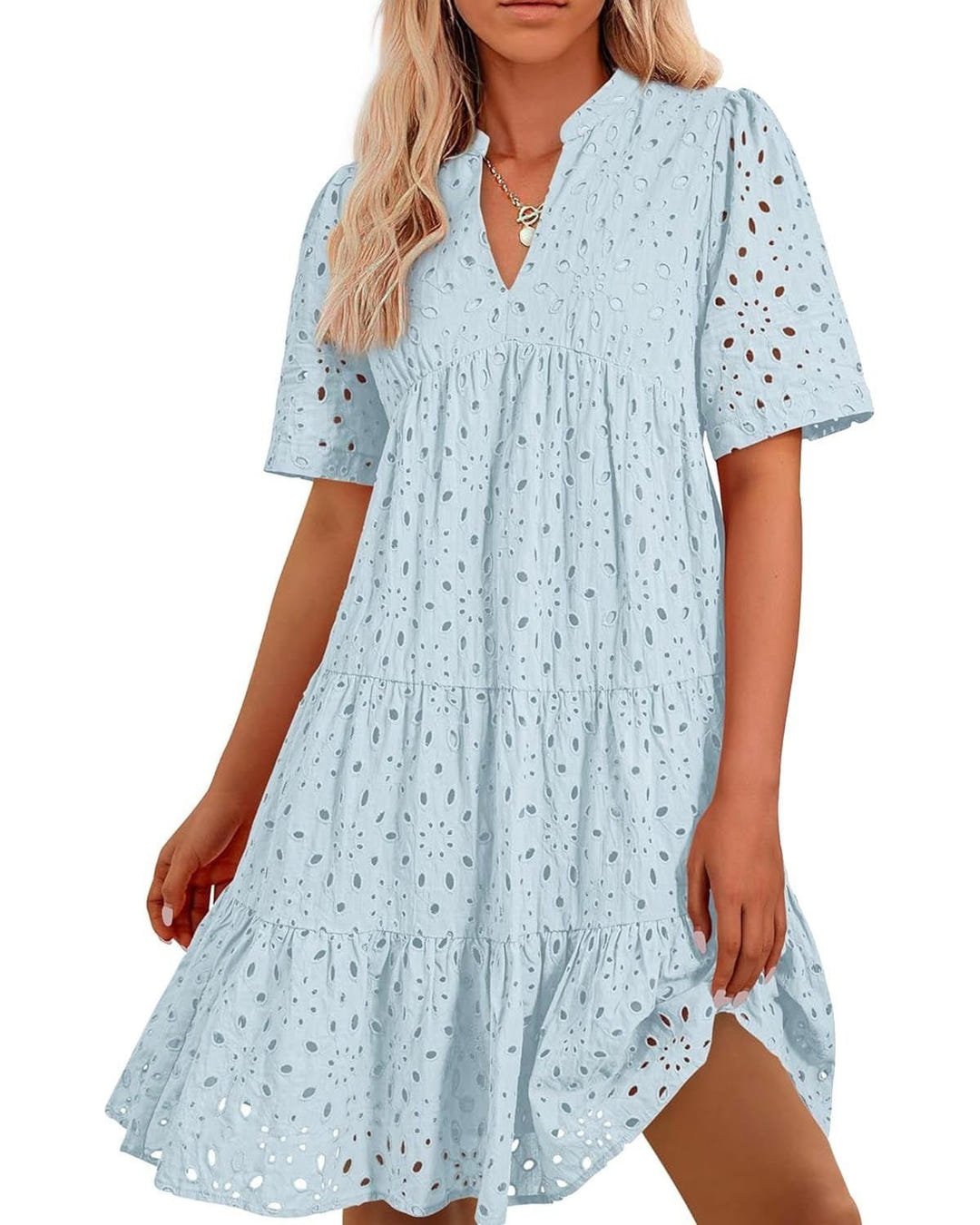 Meinwen | Lace Ruffle Dress