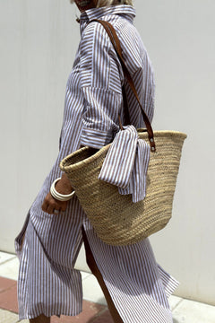 Elizabeth | Striped Shirt Dress