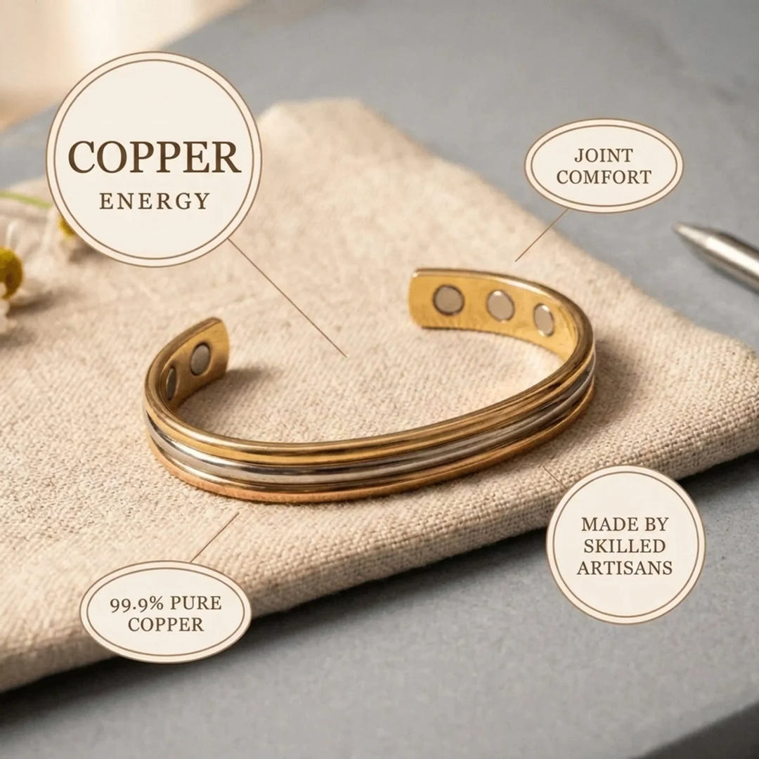 Claudia | Hand-Finished Copper Bracelet