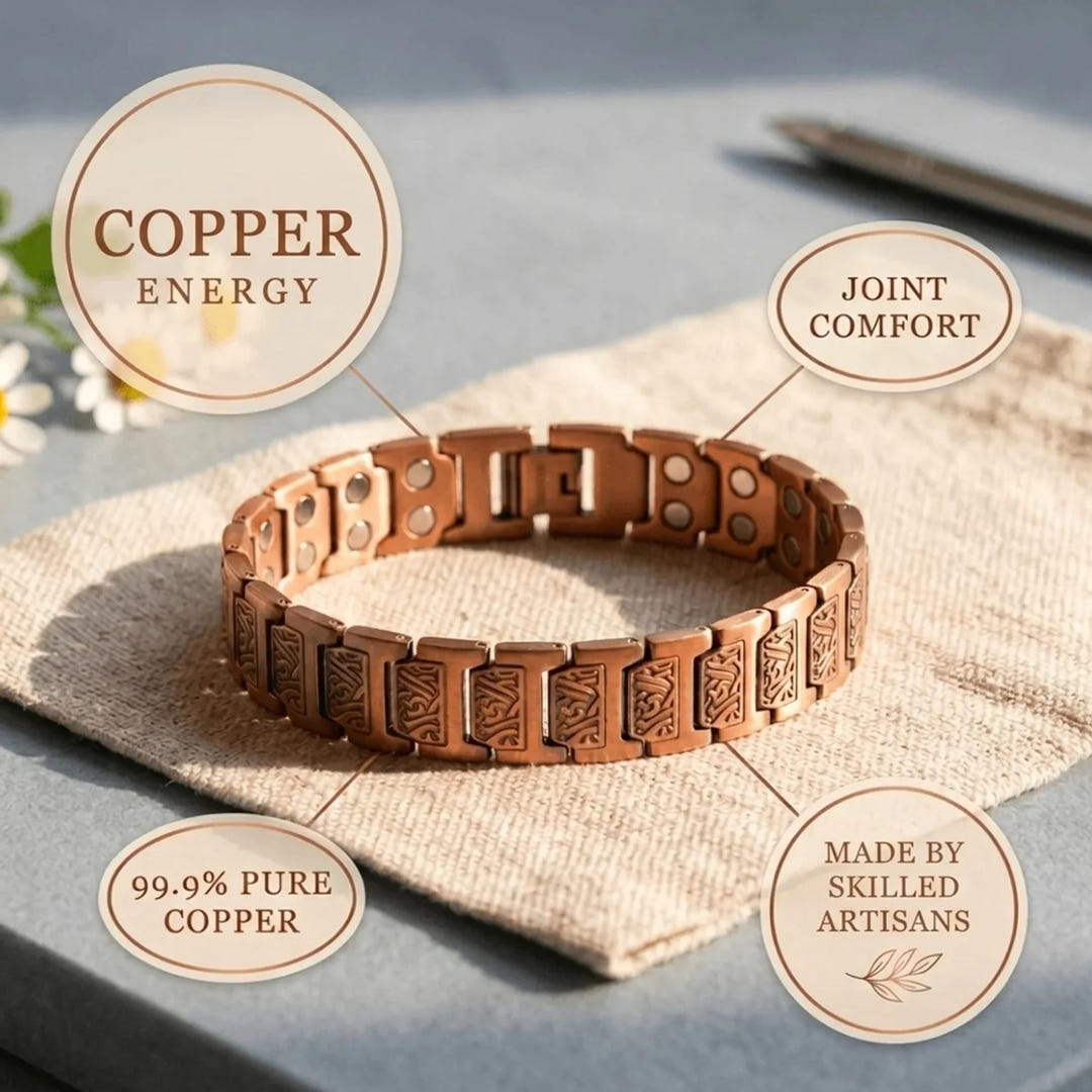 Annalise | Engraved Copper Bracelet