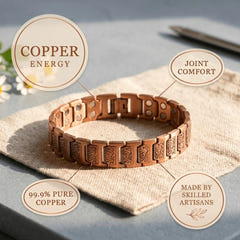 Annalise | Engraved Copper Bracelet