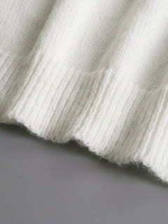 Rhodri | Plain Sweater with V-Neck and Buttons