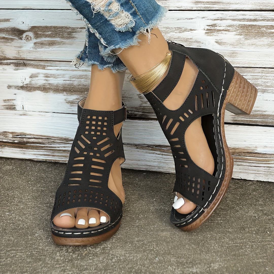 Vicki | Ergonomic Block Heel Sandals