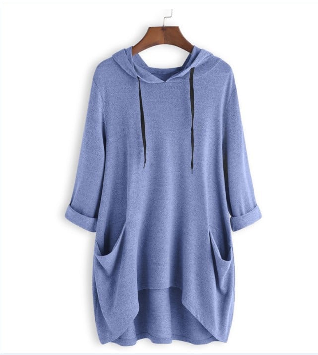 Orla | Elegant Draped Sweatshirt
